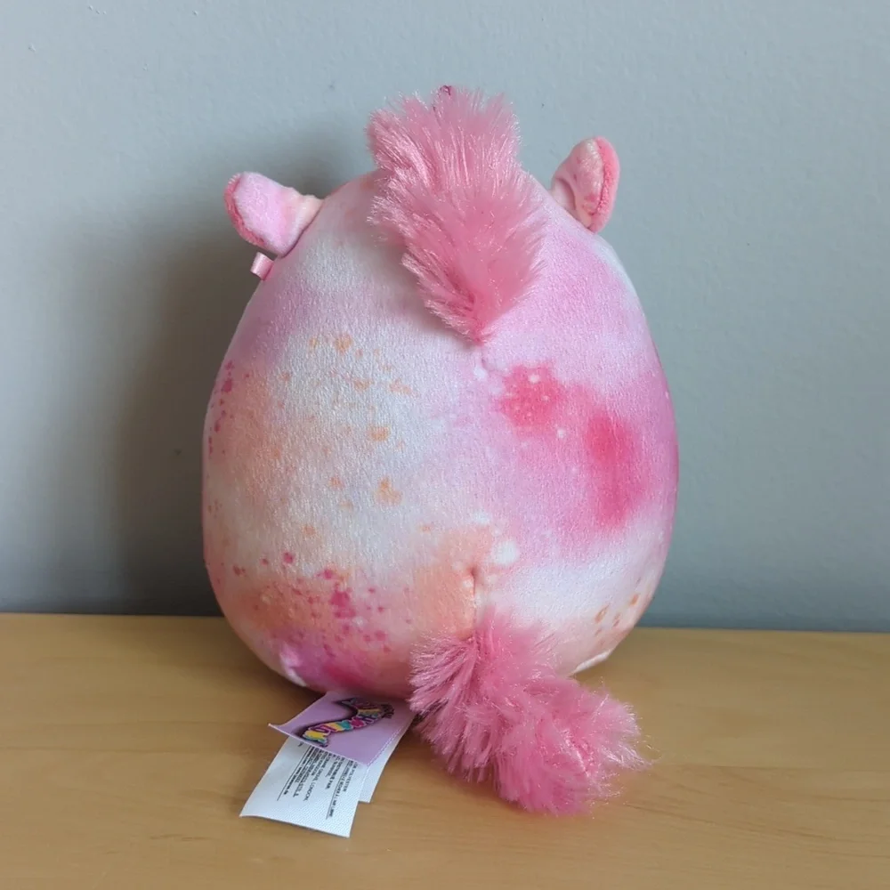 Squishmallows "Fenella" the Tie-Dye Unicorn 5" Plush, EUC - Picture 3 of 8